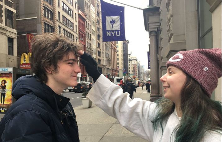 NYU student imposes ashes on Broadway